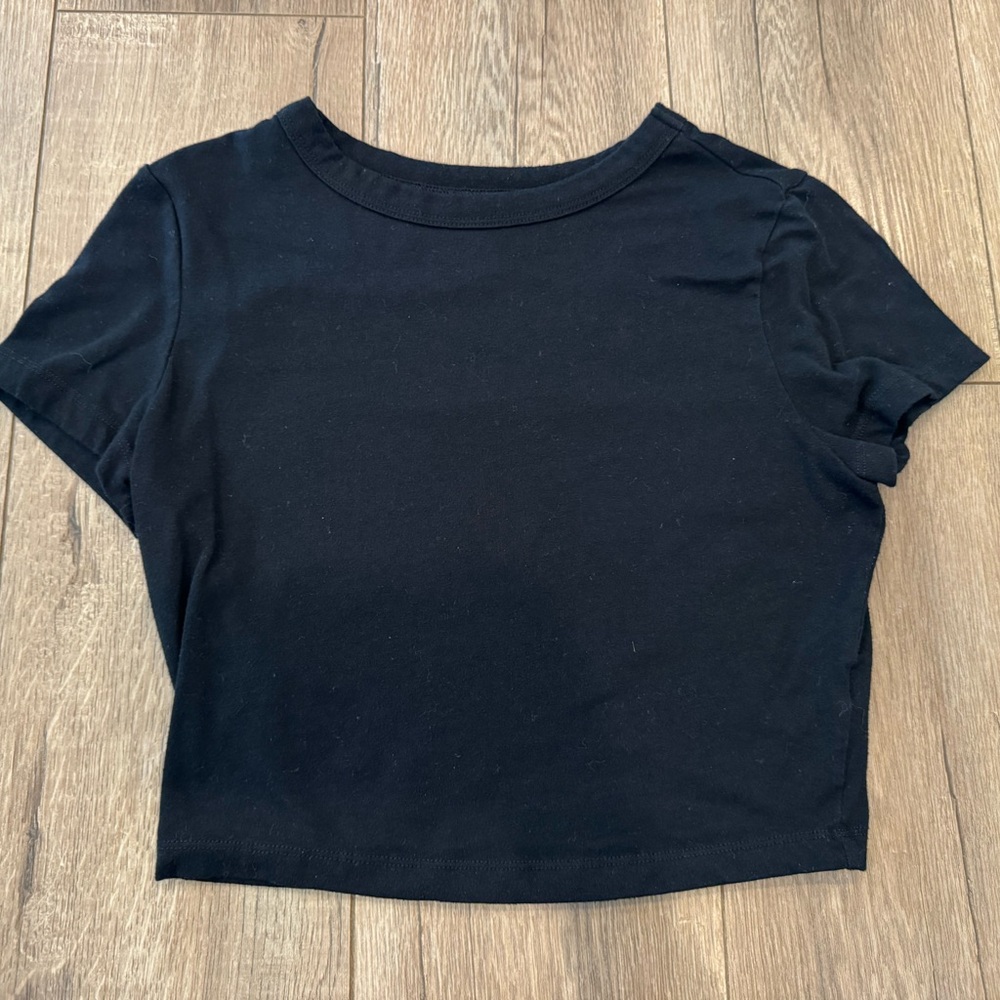 Wild Fable Black Crop Top